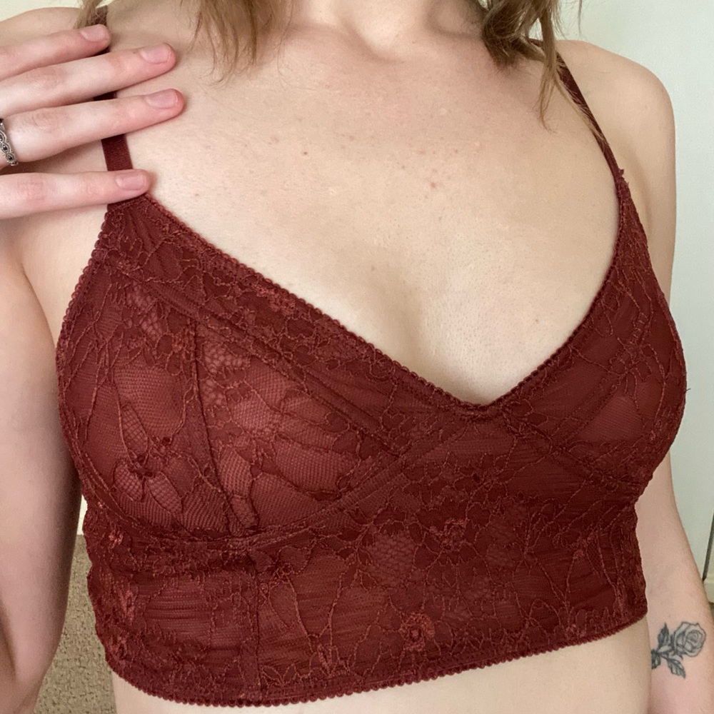 Burnt orange bralette
